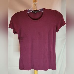 Teenflo Burgundy T-shirt Medium short sleeve